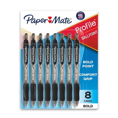 Paper Mate Profile 1.4mm Ballpoint Pens Blue 2PK