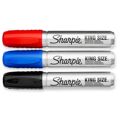 SHARPIE Permanent Markers, Chisel Tip, Classic Colors, 4 Count