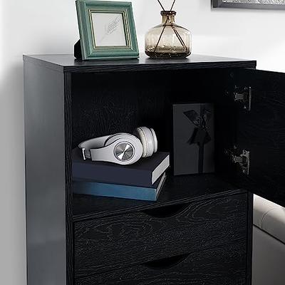 Makeup Storage Cabinet by Naomi Home-Color:Black,Size:7 Drawer, Size: 7 Drawer/Black