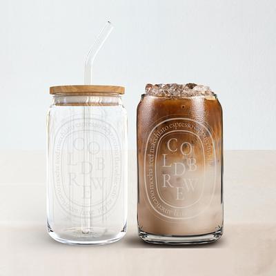 Cow Print Frosted Glass Tumbler, Iced Coffee Glass Beer Can, Coffee Lover  Gift, Christmas Gift for Her, Iced Coffee Cup, New Years, Cowhide