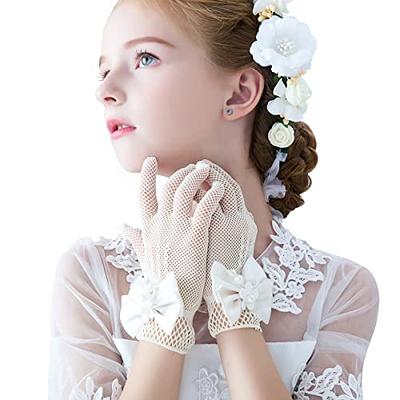 1st Communion Veils for Girls - Holy First Communion Veil for Girls 7-16 -  Velos para Primera Comunion - White veil for Kids