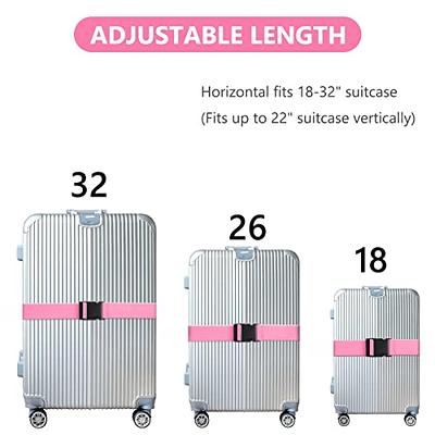  4-Pack Luggage Straps & 4 Pack Luggage Tags & 2 Pack Add A Bag  Luggage Strap, Adjustable Luggage Belt, Suitcase Strap To Keep Suitcase  Secure While Traveling