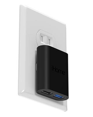 iHome 2 Port USB Wall Charger: AC Pro Multiport USB Charger, USB Plug  Adapter & Phone Charging Block, Double USB Wall Plug, Flat 2 Port USB  Charger & USB Wall Adapter - Yahoo Shopping