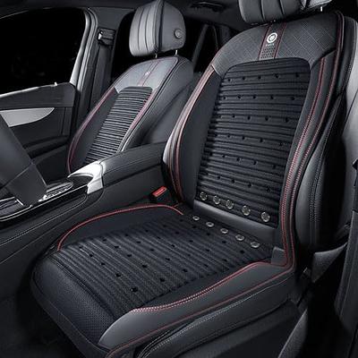VLFLG 12V Cooling Car Seat Pad 10 Fans PU Leather Car Seat Cooling Cushion  for Summer Automotive Comfortable Massager Cushion Perfect for Summer Road  (Black) - Yahoo Shopping