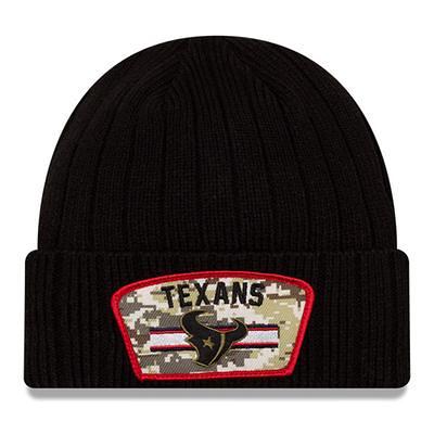 New Era Men's Houston Texans Sideline Ink Knit Beanie