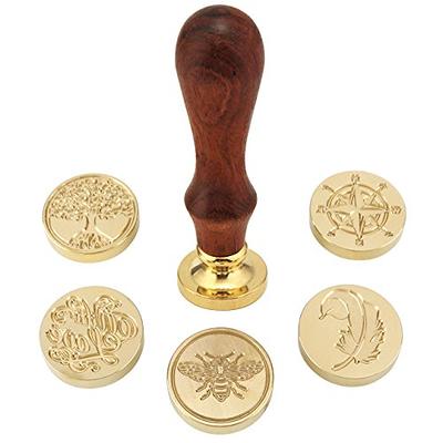 8 Pieces Retro Wax Seal Stamp Set Vintage Seal Wax Stamp Wedding Packaging  Gifts