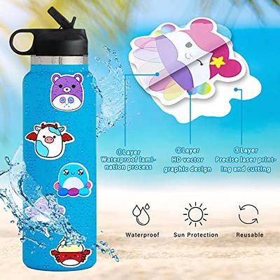 Cute Stickers Waterproof Water Bottle Laptop Scrapbook Vinyl Stickers  Aesthetic Kawaii Clear Stickers Packs for Journaling Gifts for Kids Girls  Boys