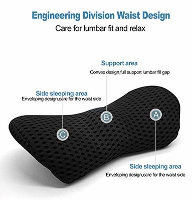 FORTEM Chair Cushion/Seat Cushion for Office, Lumbar Support for Chair,  Car, Back Support Memory Foam Pillow Washable Cover (Black, Velour) - Yahoo  Shopping