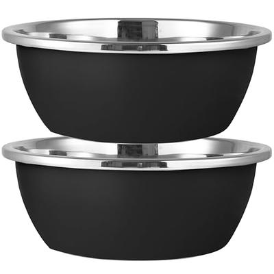 Stainless Steel Large Dog Bowl, 176oz High Capacity Dog Food Bowls for Large  Dogs (2 Pack) 