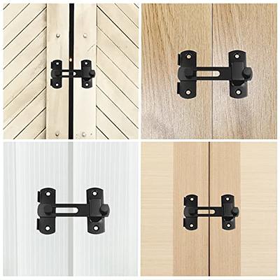 DOUBLE 2 C Barn Door Lock, 2 Pack Sliding Barn Door Lock Hardware