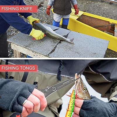 RUNCL Fish Fillet Knife Combo Set Bait Knife Fishing Tools Kit 4 Fillet  Knife Sharpener Fishing Pliers 3500 Tackle Box