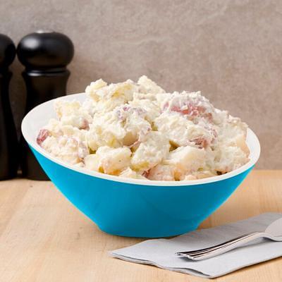 Acopa Rittenhouse 112 oz. White Square Melamine Bowl