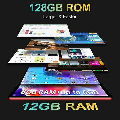  SEBBE Tablet 10 Inch Android 13 Tablet PC 12GB RAM + 128GB ROM  TF 1TB Octa-Core 2.0 GHz, Google GMS, Bluetooth 5.0, 5G WiFi, 6000mAh, 1280 * 800