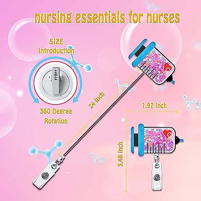Phlebotomy Badge Reel Coffee is My Blood Type Funny RN LVN CNA LPN NP CN  Badge Reels Retractable for Nurses Cute Badge Clip ID Card Badge Holder  with