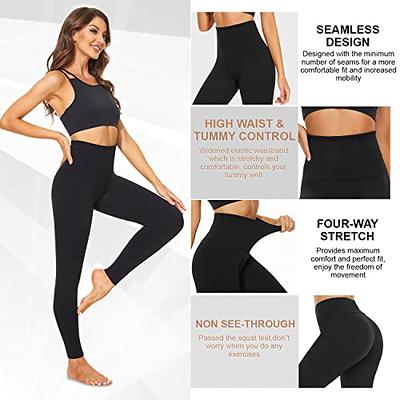 2 Pack Fleece Lined Leggings Women-High Waisted Winter Tummy Control  Thermal Warm Yoga Pants for Hiking Workout(Large-X-Large, A-2 Pack-Black,Black)  - Yahoo Shopping