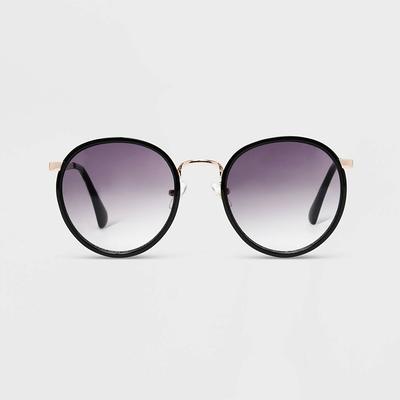 Women's Metal Cateye Sunglasses - Universal Thread™ Gold : Target