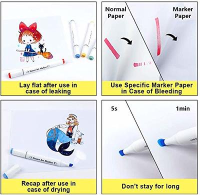 Tips for Using Alcohol Markers in Coloring Books - How to Avoid Bleeding  and Pilling — Art is Fun