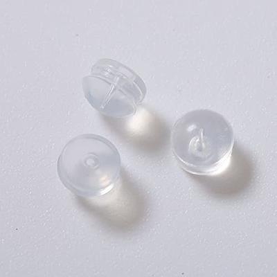 Silicone Earring Backs, Clear Earring Backings, 12PCS Soft Earring Stoppers,  Safety Back Pads Backstops, Earring Stopper Replacement for Fish Hook  Earring Studs Hoops - Yahoo Shopping