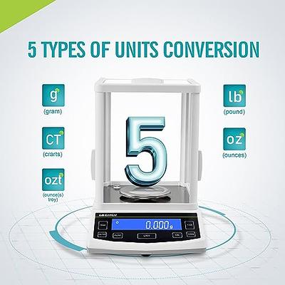 LACHOI Lab Scale 0.001gx500g High Precision Scale 0.001g Accuracy