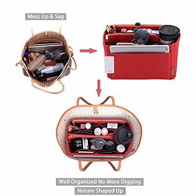 ZTUJO Purse Organizer, Felt Bag Organizer Purse Organizer Insert For  Speedy, Neverfull, Graceful, Neverfull,Tote, Handbag,Shaper (Large, Red) -  Yahoo Shopping