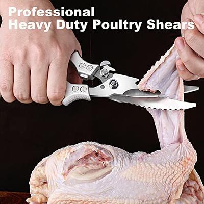 Kitchen Poultry Shears Meat Scissors Heavy Duty Chicken Cutter Stainless  Steel