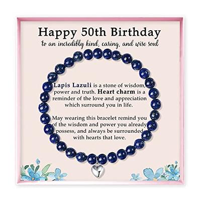 50th Birthday Gifts for Women, 9 Happy Gifts for Women Tuning 50, Wife,  Mom, Sister, Ladies, Friend Female, Coworker, 50 Year Old Birthday Gifts  for