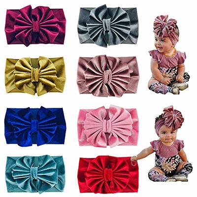 Philadelphia Eagles Football Elastic Nylon Stretch Knot Bow One Size  Headband Little Baby Girl Toddler Bow Bows Infant Hair Accessories