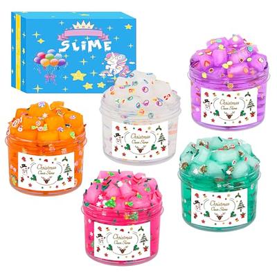 9 Pack Butter Slime Kit for Girls,Party Favors Stretchy and Non