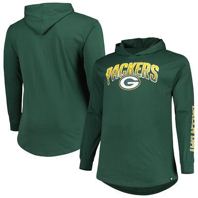 Men's Fanatics Branded Heathered Gray Green Bay Packers Big & Tall Practice Long Sleeve T-Shirt