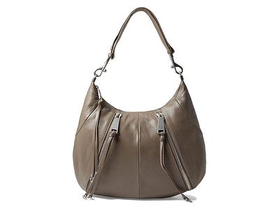 The L Pleated - White Leather Handbag