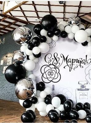 98Pcs Black Ballon Garland Arch Kit Metallic Rose Gold Confetti Latex  Balloon Wedding Birthday Party Bridal