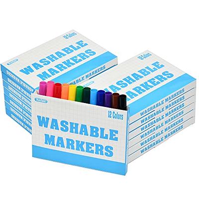 Color Swell Washable Markers Bulk 36 Pack, 8 Markers per Pack, 288 Total Markers