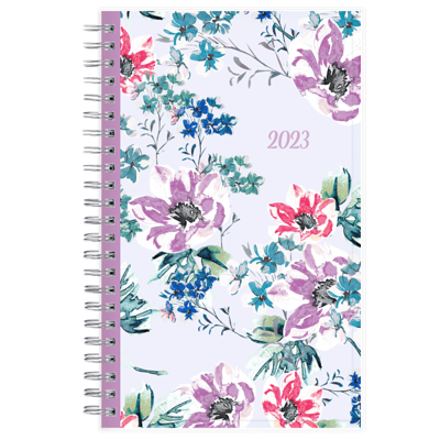 Blue Sky 2023-2024 Star Confetti Student Weekly Monthly Planner