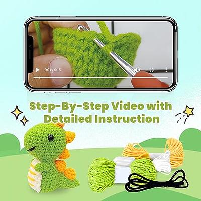 YWQZBHEMO crochet kit for beginner/experts, diy this 3 colored