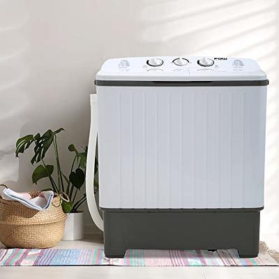  Pyle Upgraded Version Portable Washer - Top Loader Portable  Laundry, Mini Washing Machine, Quiet Washer, Rotary Controller, 110V - For  Compact Laundry, 4.5 Lbs. Capacity, Translucent Tubs : Appliances