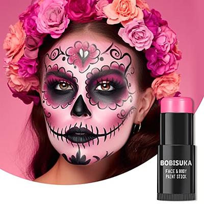 BOBISUKA Pink Face Body Paint Stick, Waterproof Pink Eye Black Sticks for  Sports, Face Painting Kit for Halloween Makeup SFX Cosplay Special Effects  Costume Parties Stage - Yahoo Shopping