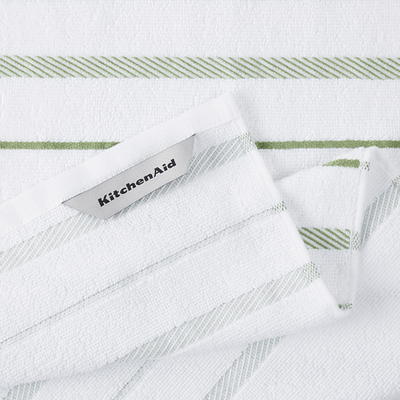 KitchenAid Albany Dark Green Kitchen Towel Set (Set of 4)