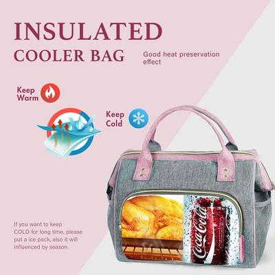 Fashion Insulated Lunch Bag Cooler Tote Box Women Lunch Organizer