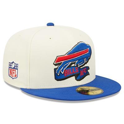 Men's New Era Cream/Royal Buffalo Bills 2023 Sideline Historic 59FIFTY Fitted Hat