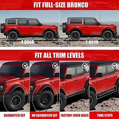 Mabett Mud Flaps for Ford Bronco Accessories 2021 2022 2023 2024 2/4-Door  No Punching Required Front and Rear 4PCS - Yahoo Shopping
