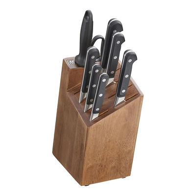 Zwilling ZWILLING Pro Knife Block Set With Forged Steak Knives - Black