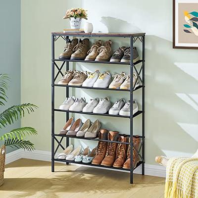 Hoctieon 6-Tier Entryway Shoe Rack,Shoe Rack Organizer,Tall Shoe Shelf,  Industrial Shoe Organizer For Entryway,Indoor Shoe Rack, Entryway Shoe  Storage Organizer - Yahoo Shopping