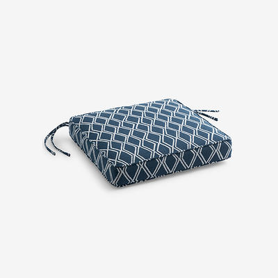 Replacement Chair Cushion - Blue/ White, Size Boxed, Sunbrella | The Company Store