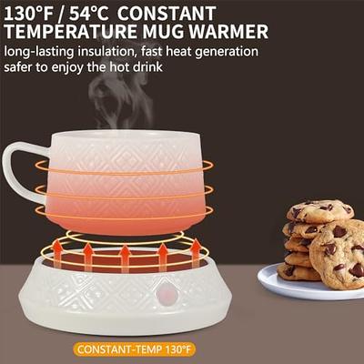 Coffee Warmer and Mug Set for Hot Chocolate Portable Electric Beverage  Warmer