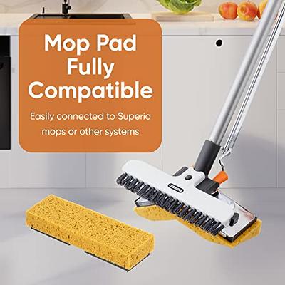 Yocada Mop and Bucket with Wringer Set Sponge Mop and Collapsible