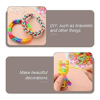 500 Pcs S Clip Rubber Band Clips Colorful Loom Band Hooks Wear Resistant Loom  Bands S Clips for Weaving Bracelet Necklace - Yahoo Shopping