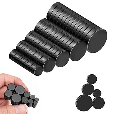 Flexible Magnets 3/4' Round Disc with Adhesive Backing - 60 Pcs