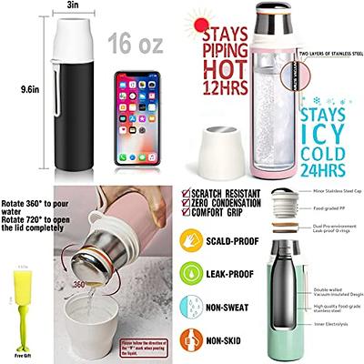 Sports Water Bottle With 1 Random Flavor Pod, Water Cup Compatible