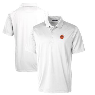 Men's Cutter & Buck Orange Cincinnati Bengals Throwback Logo Forge Tonal  Stripe Stretch Polo