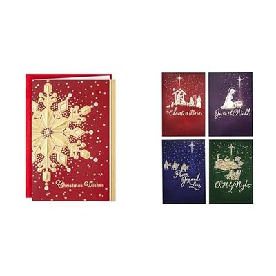 Hallmark Boxed Handmade Christmas Cards Assortment (Set Of 24 Special  Holiday Greeting Cards And Envelopes)